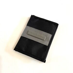 Brookstone Black & Gray Travel/ Passport Wallet
